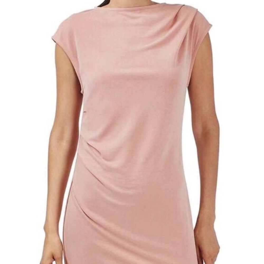 NEW TOPSHOP Asymmetrical Midi Dress (Petite) 0-2